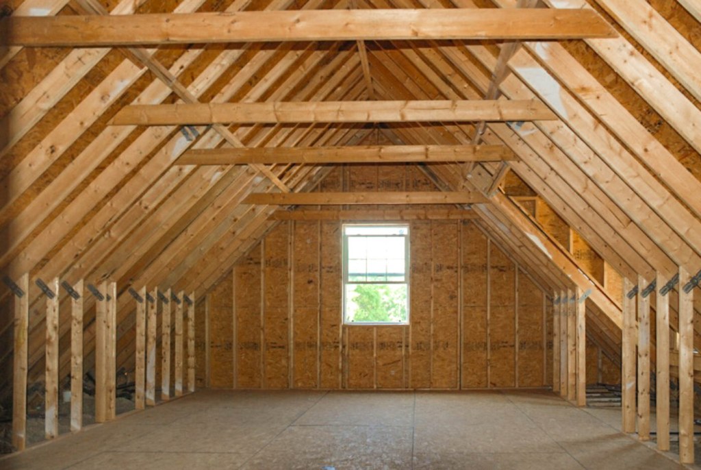 Picture of: A Guide to Garages with Attic Trusses  Sheds Unlimited