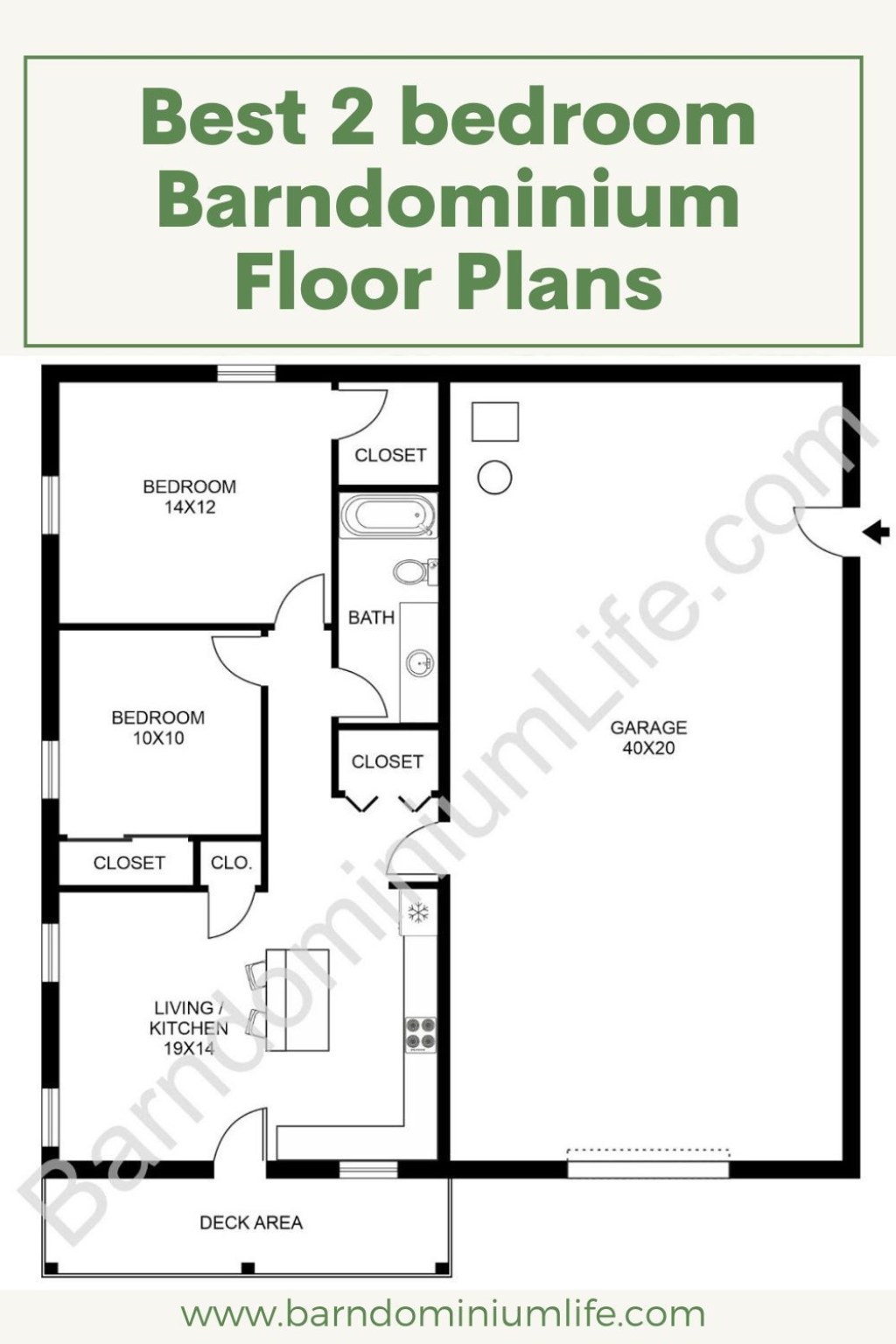 Picture of: Bedroom Barndominium Floor Plans  Barndominium floor plans