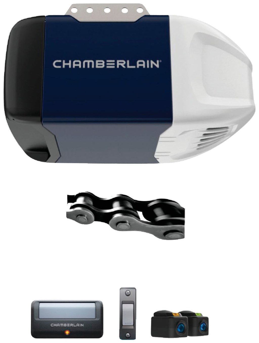 Picture of: Chamberlain C / HP Durable Chain Drive Garage Door Opener With MED  Lifting Power