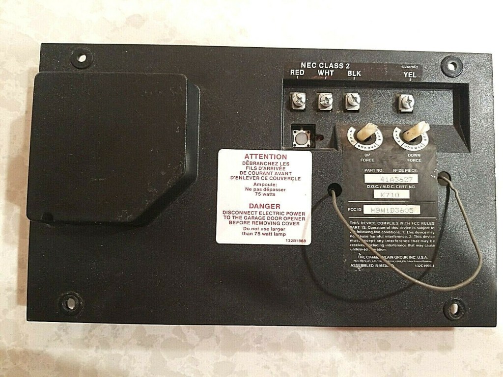 Picture of: Liftmaster Chamberlain A Garage Door Operator Circuit Logic Board